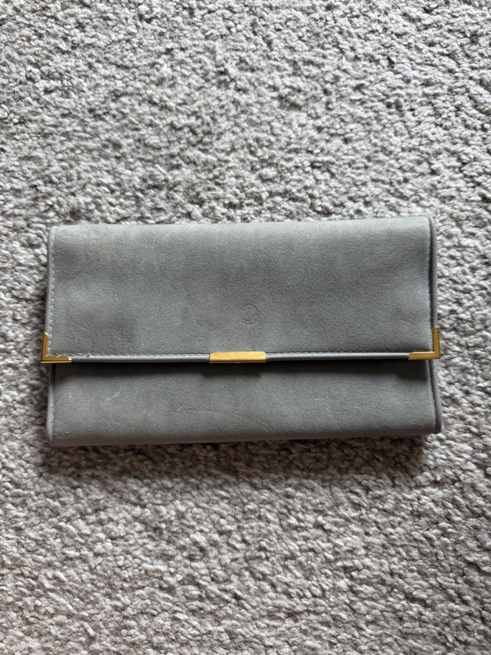 Hato Hasi vintage suede travel jewelry wallet